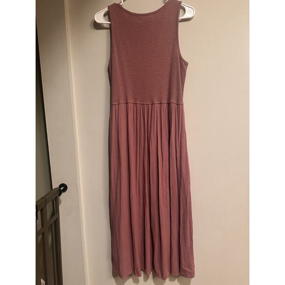 Frye Sleeveless Tank Midi Dress Size Small Button Front Coastal Casual - Picture 6 of 14